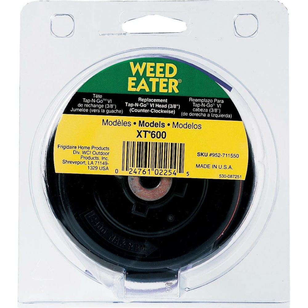 Weed Eater Weed Eater 711550 Dual Exit Replacement Trimmer Head, 3/8.