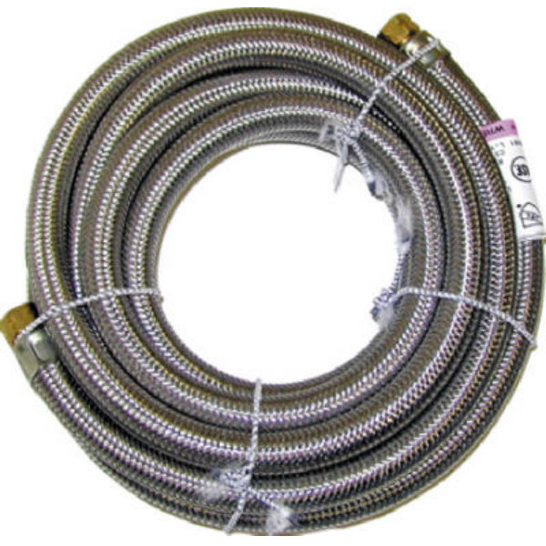 Homewerks 7253120142 Stainless Steel Ice Maker Connector, 1/4" x 1/4