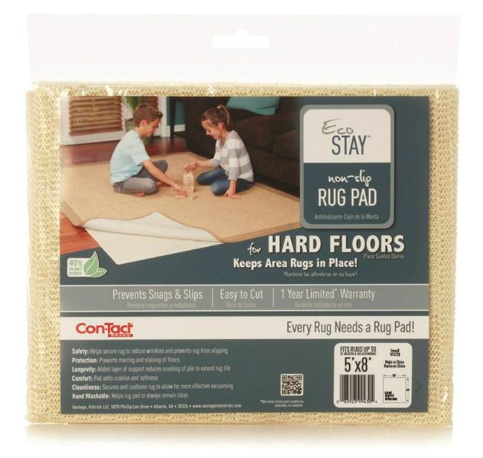 Vantage Industries V14738 Eco Stay Non Slip Rug Pad, 5' x 8